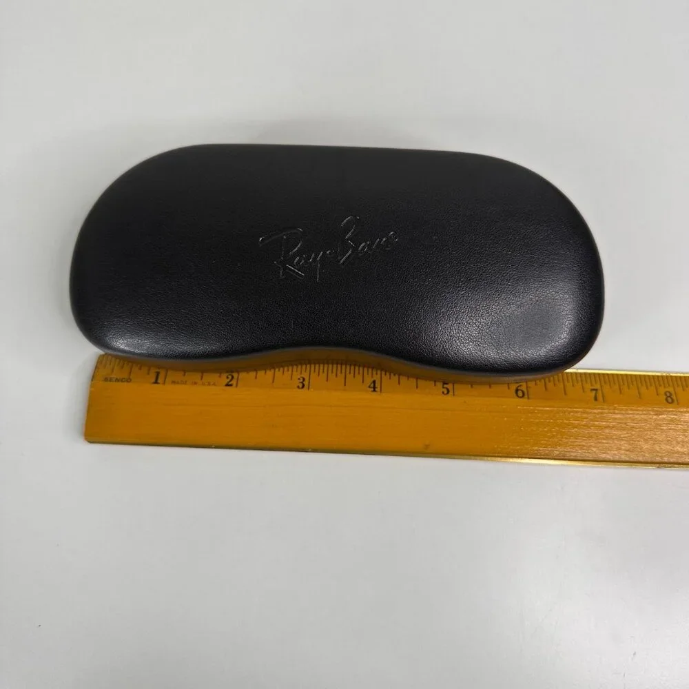 Rayban Hard Shell‎ Black Flip Top Clam Shell Glasses or Sunglasses Case